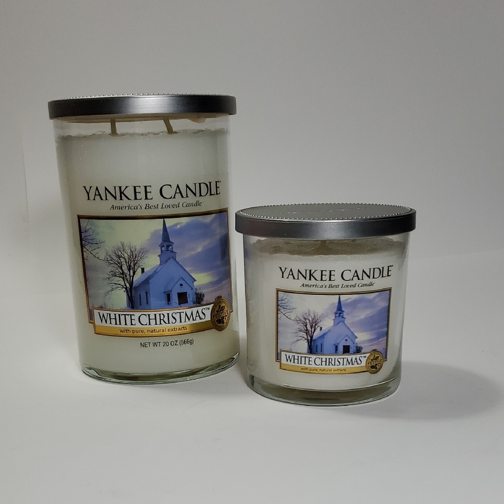 Yankee Candle, "White Christmas" Candles (2)